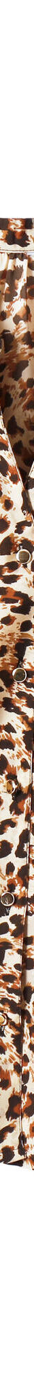 Bloes met luipaardprint (beige / chocolade) Bloes met luipaardprint (beige / chocolade)